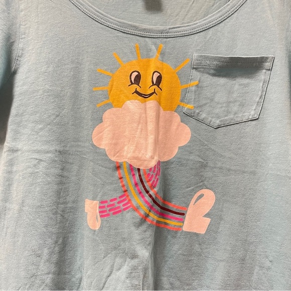 Marc by Marc Jacobs Walking Sun Graphic T-Shirt Blue - L - Picture 3 of 13